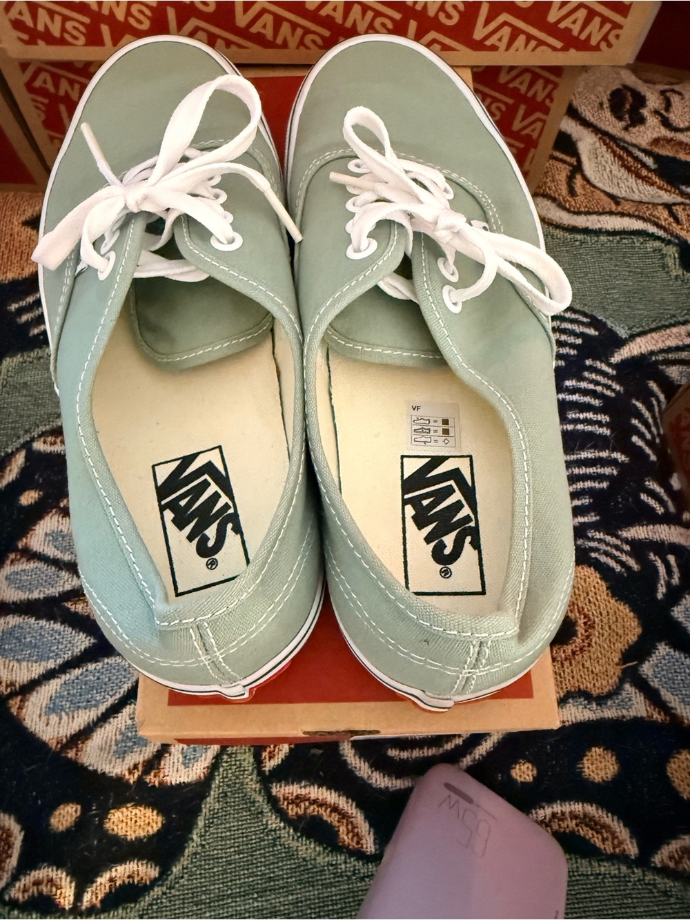 BRAND NEW Vans Authentic Sneakers  Color Theory Iceberg Womens 9.5/Mens 8 - Picture 5 of 7